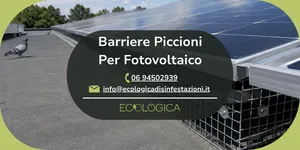 barriere piccioni per fotovoltaico