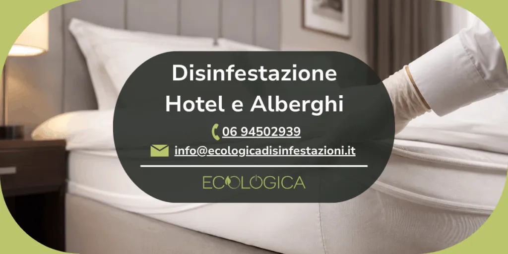 servizio disinfestazione alberghi e hotel