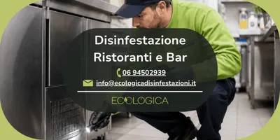 servizio disinfestazione ristoranti e bar